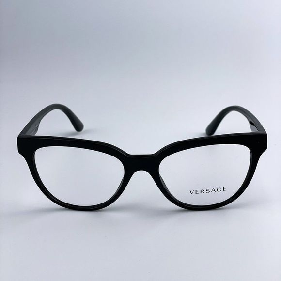  Versace VE3315 GB1 Eyeglasses Black Cat Eye Women - Picture 3 of 13